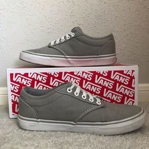 Grey/ White Vans